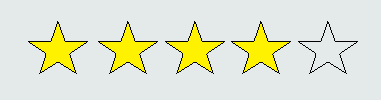Stars 4 grau